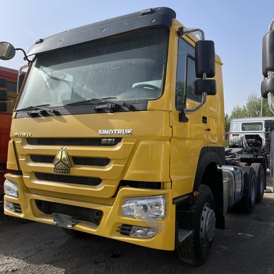 अच्छी कीमत प्रयुक्त होवो सिनोट्रुक 371 6x4 T7 ट्रैक्टर ट्रक फ्रंट एक्सल 7.5T 6 सिलेंडर के साथ ऑनलाइन