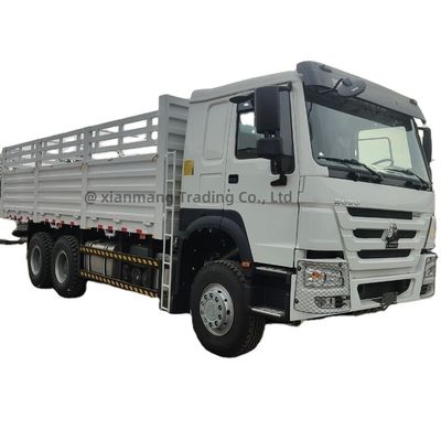 अच्छी कीमत सिनोट्रुक HOWO 6X4 371HP 20-30t बाड़ कार्गो ट्रक 3 एक्सल इस्तेमाल किया ड्रॉ बार ट्रेलर ऑनलाइन