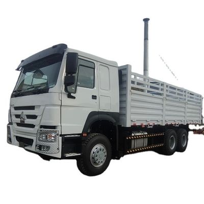 अच्छी कीमत Sinotruck HOWO 6X4 371HP बाड़ कार्गो ट्रक, 3 एक्सल ड्रॉ बार ट्रेलर बिक्री के लिए ऑनलाइन