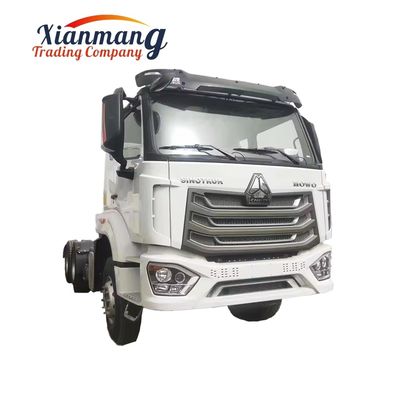 अच्छी कीमत सेकंड हैंड 6*4 10 व्हीलर 400HP होवो एनएक्स हॉर्स ट्रैक्टर ट्रक मैन्युअल विंडो के साथ वीआईसीएचएआई इंजन ऑनलाइन