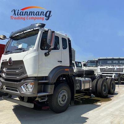 अच्छी कीमत सिनो ट्रक Howo NX 380 6x4 10 पहिया ट्रैक्टर ट्रक 400 हॉर्स पावर बाएं हाथ का ड्राइविंग हेडी ड्यूटी लॉजिस्टिक्स परिवहन ऑनलाइन