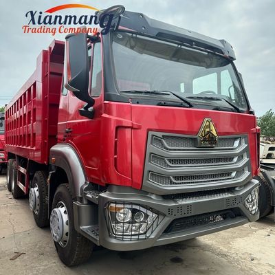 अच्छी कीमत SINOTRUK HOWO 8*4 डंप ट्रक 400 हॉर्स पावर 31-40 टन लोडिंग क्षमता के साथ ऑनलाइन