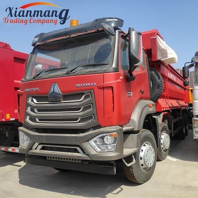 अच्छी कीमत HOWO NX 380HP 8x4 12 पहिया डंप ट्रक हेवी ड्यूटी टिपर ट्रक रियर कैमरा मल्टीमीडिया सिस्टम के साथ ऑनलाइन