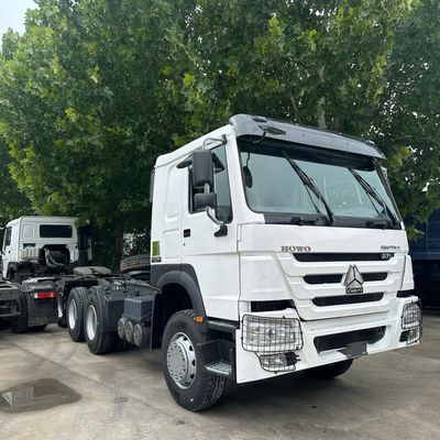 अच्छी कीमत SINOTRUK HOWO अर्ध ट्रेलर ट्रैक्टर ट्रक सिर के साथ एयर कंडीशनर 60-70 टन 371HP 380HP 400HP 420HP WEICHAI और SINOTRUCK इंजन ऑनलाइन