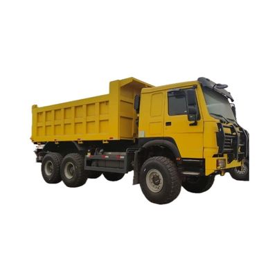 अच्छी कीमत सिनोट्रक इंजन डीजल ईंधन प्रकार 6X6 380HP डंप ट्रक 6 पहिया खदान विशेष डंप ट्रक कठिन इलाके और परिस्थितियों के लिए ऑनलाइन