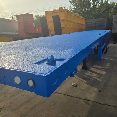 अच्छी कीमत निर्माण सामग्री परिवहन के लिए अधिकतम पेलोड 30 टन 20FT 40FT 45FT कंटेनर फ्लैटबेड ट्रक ऑनलाइन